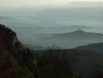 Mists over Sarajevo, from Bukovik Mountain