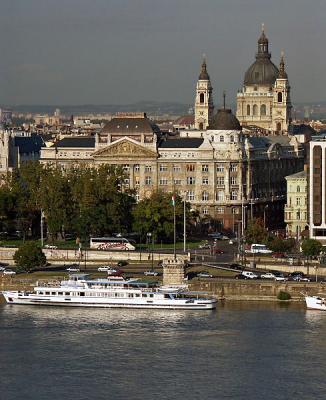 Danube and St Stephen's Basilica