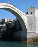 Stari Most - preparing to dive