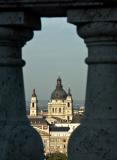 St Stephens Basilica from Buda Palace