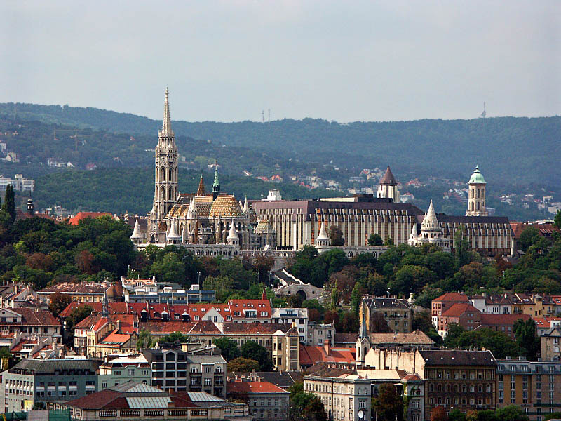 View from St Stephens Basilica