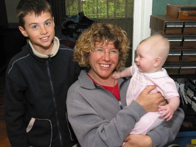 The Blairs visit