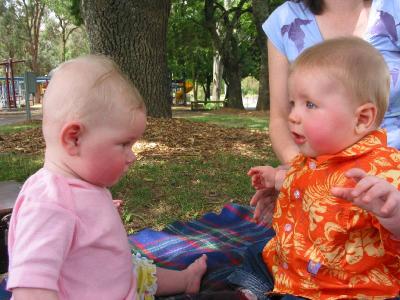 Bethany and Bailey (ante-natal classes)