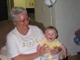 with Great Auntie Gwenneth in BrisVegas