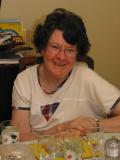 Grandma relaxing after tea