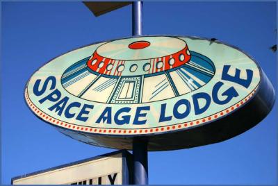 Space Age Lodge Sign