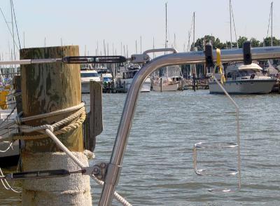the marina