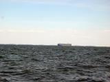 container barge heading to Port of Baltimore