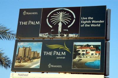 The Palm Jumeirah site