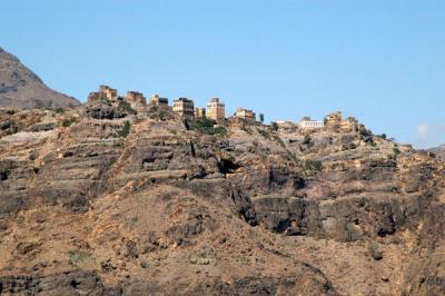 Mountaintop village, Manakha area, Yemen