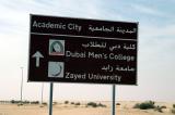 Academic City currently has the Dubai Mens College, and will soon be joined by the Womens Zayed University