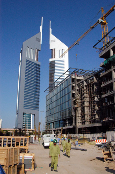 Emirates Towers and the Dubai International Financial Center