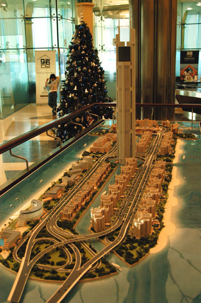 Architectural Model of the Palm Jumeirah trunk