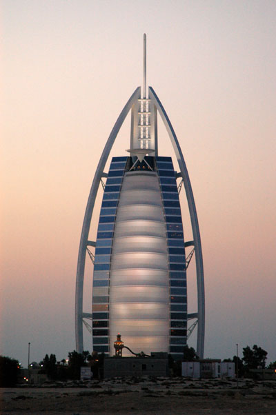 Evening at the Burj Al Arab