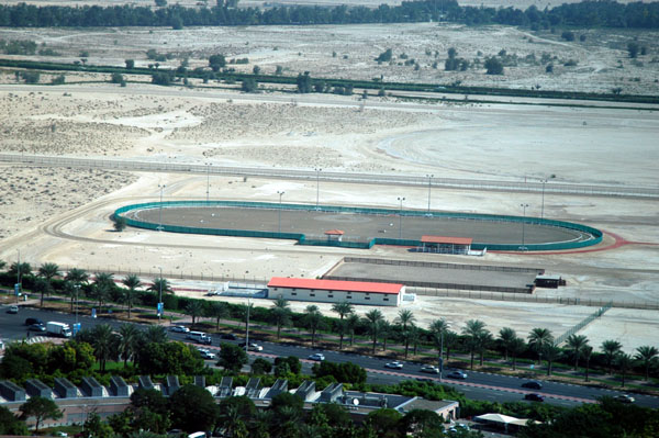 Horse race track in Za'abeel
