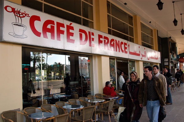 Café de France, Av. Hassan II, Place des Nations-Unies