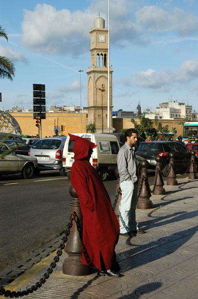 Moroccan in a jellaba