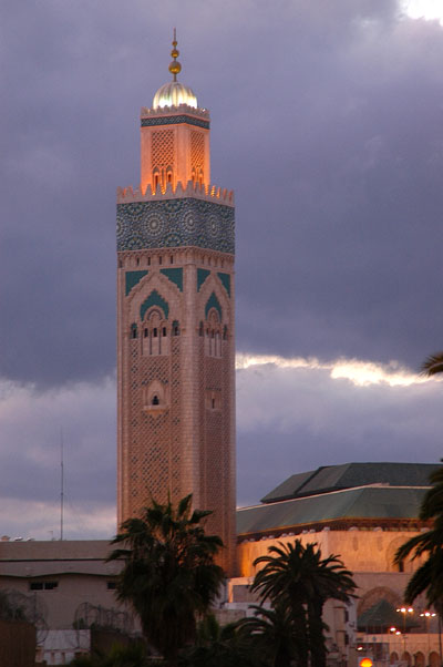 Evening at the Hassan II Mosque