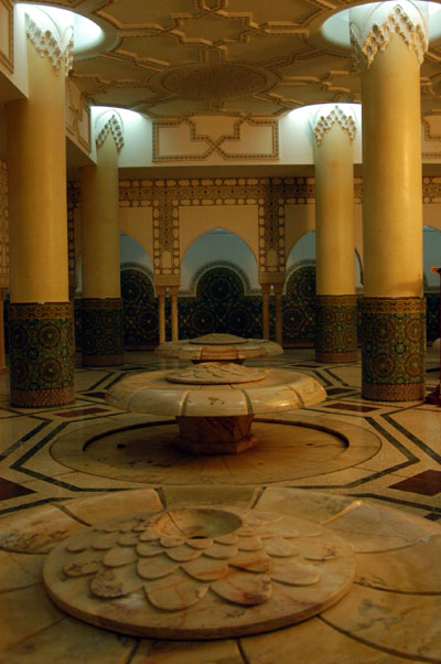 Ablution room, Hassan II Mosque