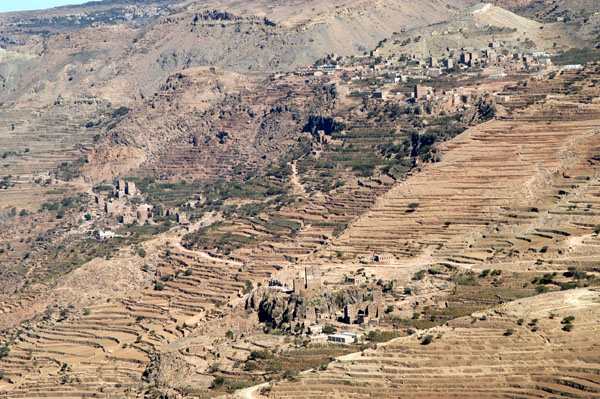 Terraced fields, Sana'a to Manakha