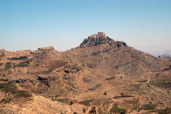 The area around Manakha has many small stone villages