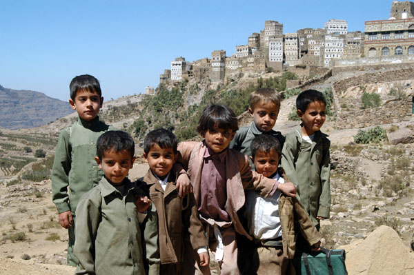 Kids from Al-Hajjarah