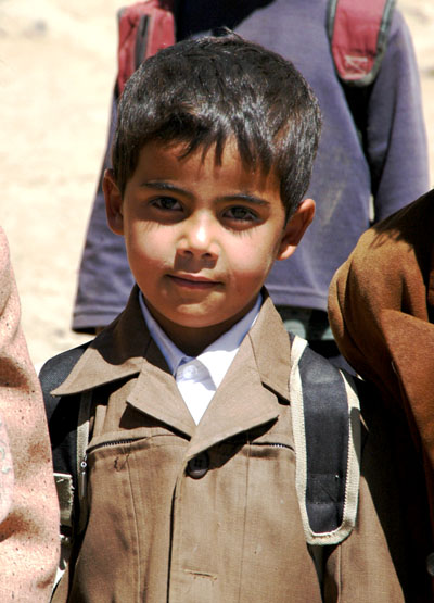 Boy in Al-Hajjarah