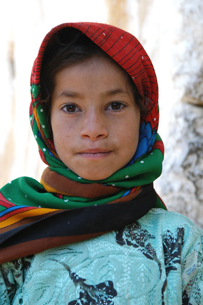 Girl in Al-Hajjarah, Yemen