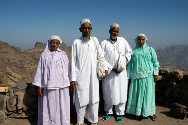 Indian tourists visiting Al-Khutayb