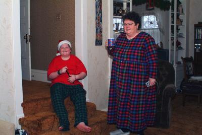 Mick and Liz - Christmas Morning 2004
