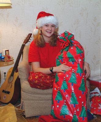 Christmas Morning at the Home of Bob and Sue Grupp - 2004