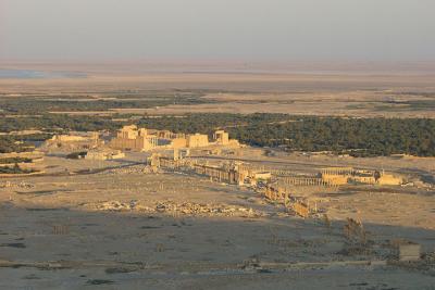 026 - Palmyra, overview at sunset