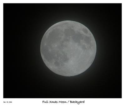 Xmas Night Full Moon