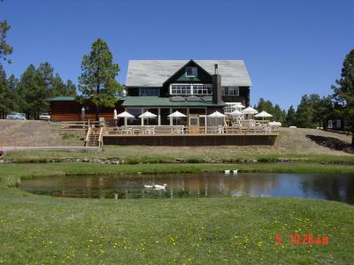 Greer Lodge from pond