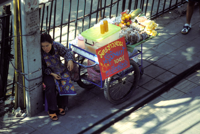 Fruit vendor, Sukhumvit Rd.