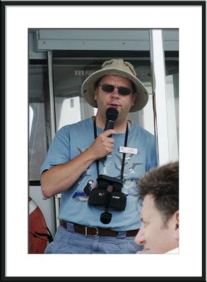 An Audobon naturalist narrates the tour.