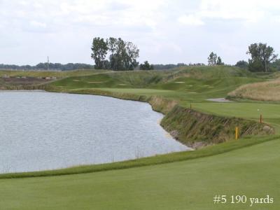 #5 2nd par 3..lost a 4 iron right into heather. Lucky to escape with double
