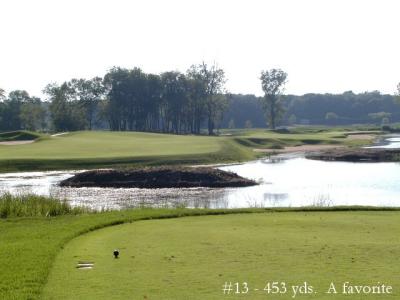This was a 3 shot par 4.......another beauty