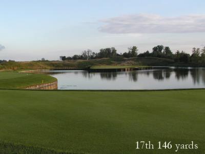 From the black tees....wrong yardage on photo