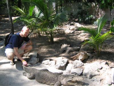 Mexican Jurassic Park, Crococun Zoo, Puerto Morelos, Quintana Roo