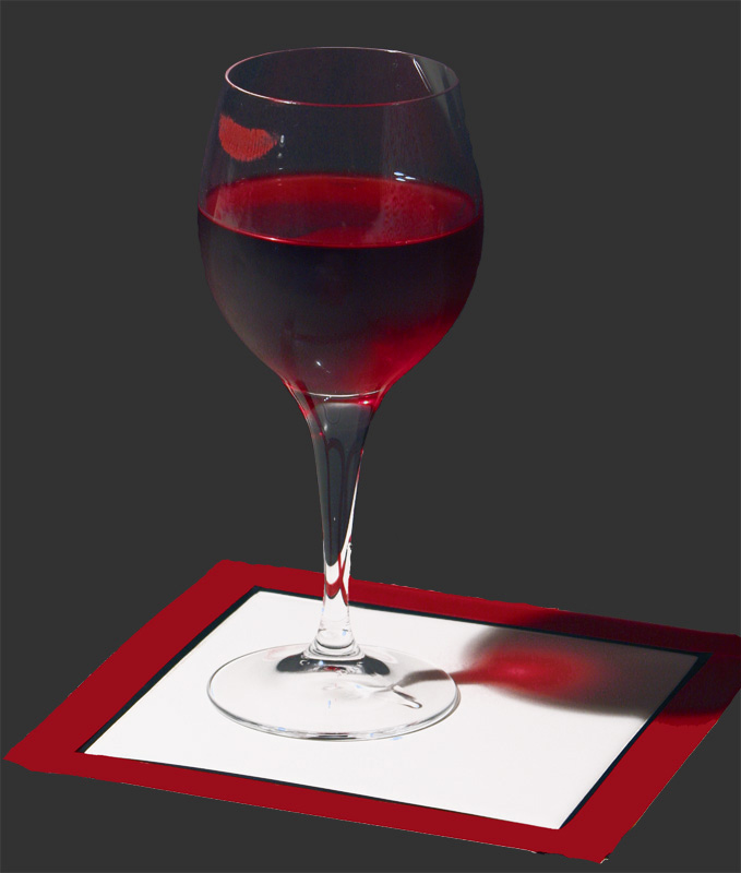 Glass With a Kiss*
