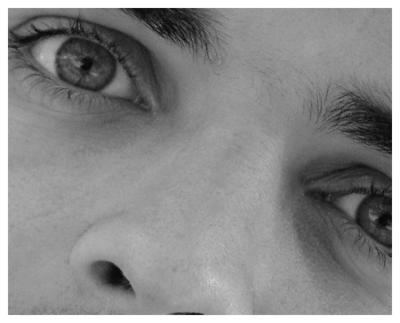 soft eyes on a tough guy