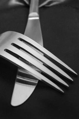 Knife and fork in BWTIE FOR FIRST PLACE