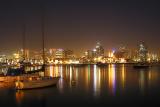 San Diego Bay at Night