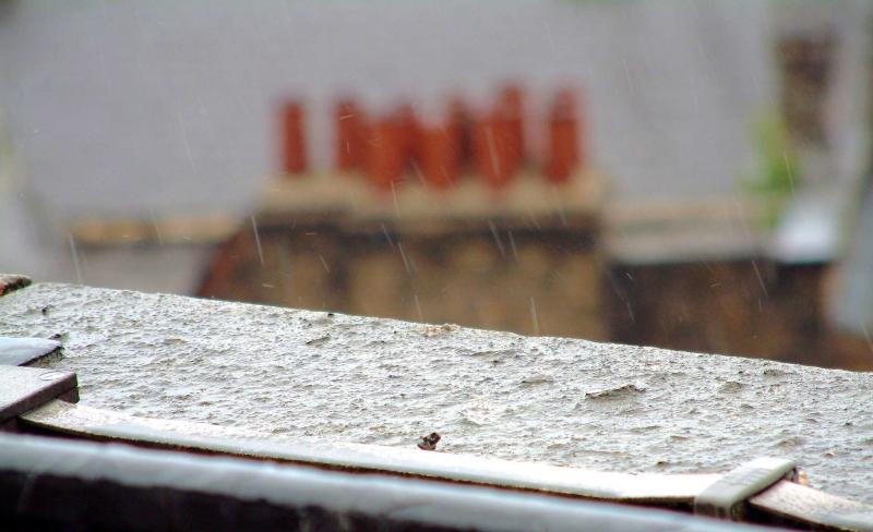 London rain