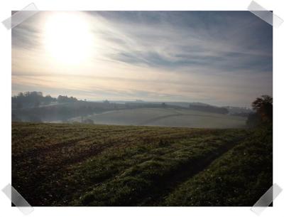 White hill towards the downs