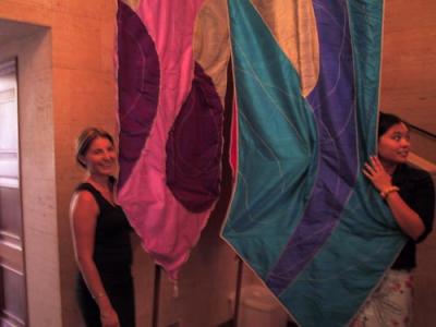 Girls getting ready to hoist the flag.jpg