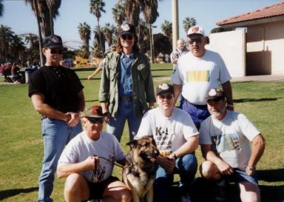 Z313 1998 VDHA Reunion San Diego  Hawkins, Wilhelm, Langley, Gillespie, Stewart, Bachmann