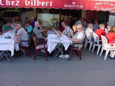 Dinner by the waterfront in Cassis