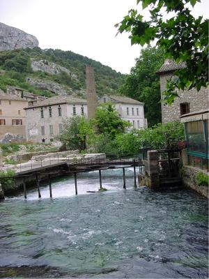 La Fontaine de Vaucluse in Provence